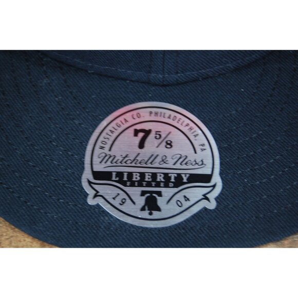 2023 Topps Lids x Mitchell & Ness Los Angeles Dodgers Fitted Hat Cap 7 5/8 Black - Picture 4 of 12